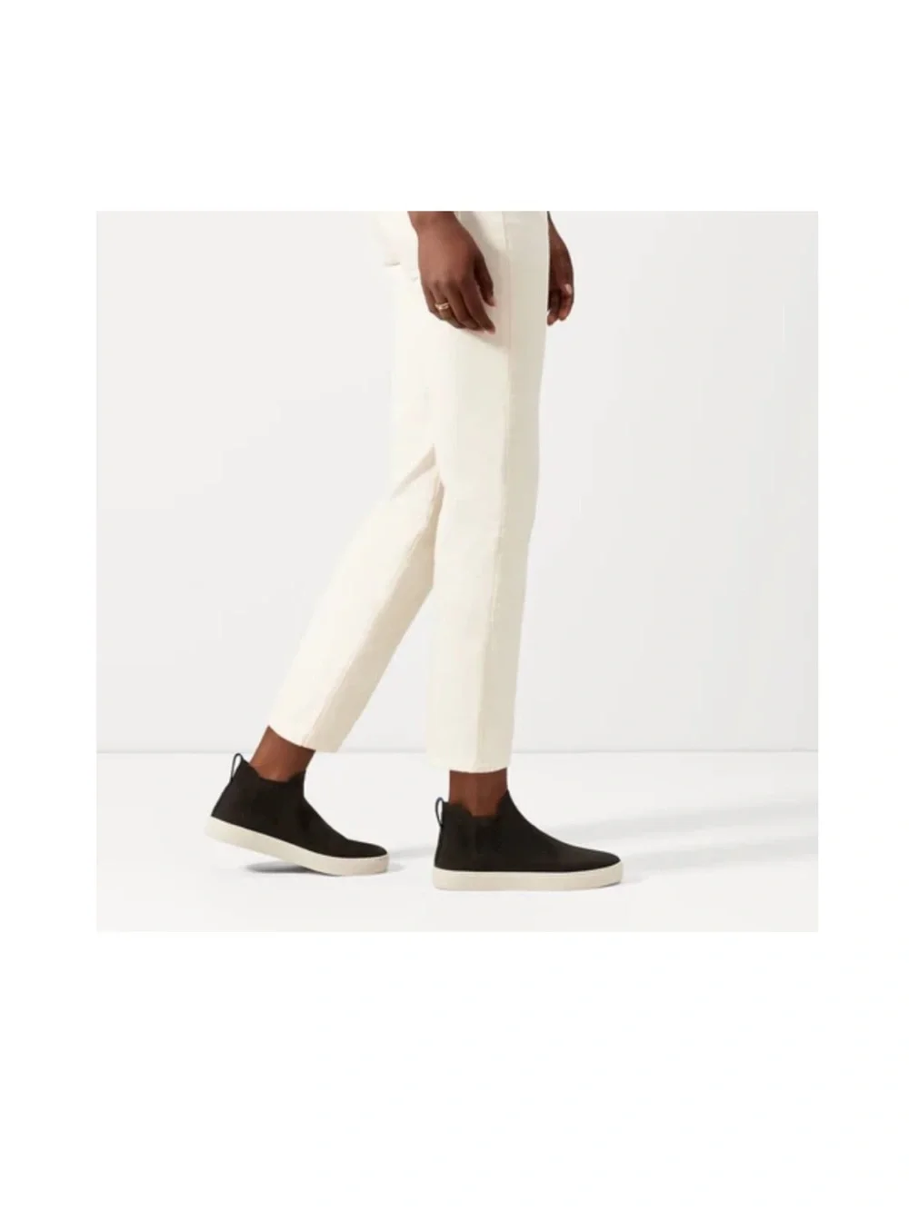 Rothy’s The Chelsea black ankle boots